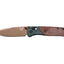 Benchmade BUGOUT 535FE-2602 TAIGA GREEN ALUMINIUM / BROWN CANVAS MICARTA
