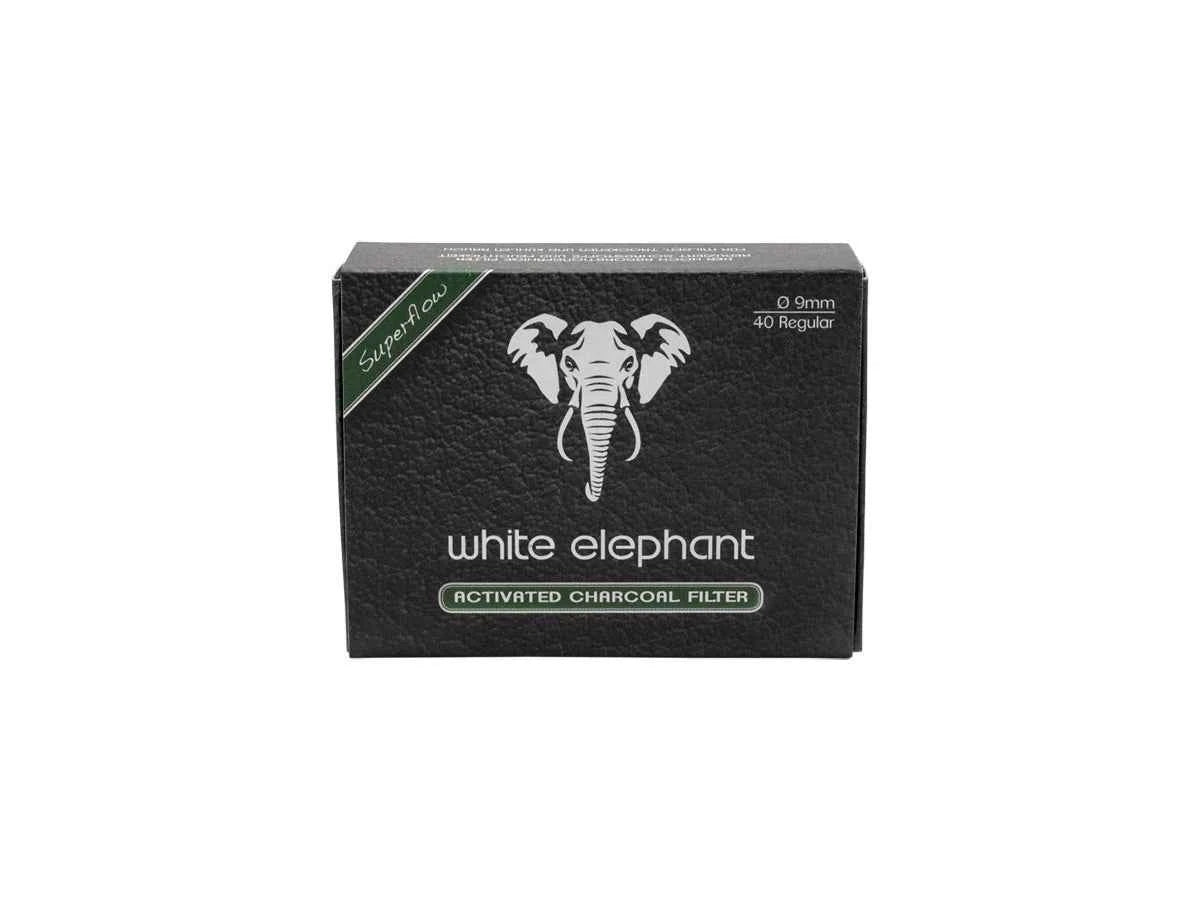 White Elephant FILTRO x PIPA CARBONE ATTIVO 9 mm 40 pz (20102)