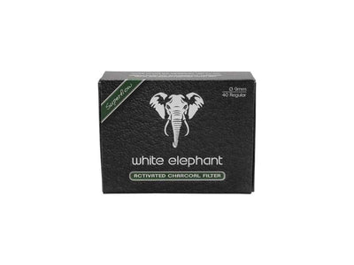 White Elephant FILTRO x PIPA CARBONE ATTIVO 9 mm 40 pz (20102)