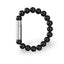 Les Fines Lames BRACCIALE PUNCH STAINLESS STEEL ONYX - M