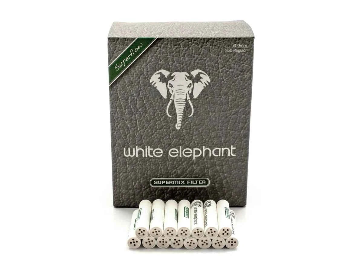 White Elephant FILTRO X PIPA SUPER MIX 9 mm 150 pz (20303)