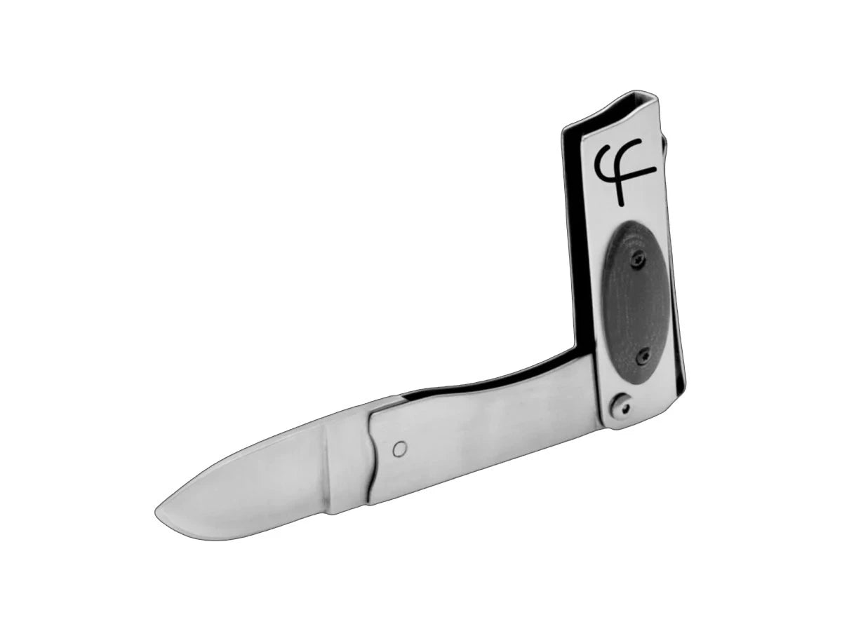 Fred Perrin Pititri Micarta MK114PM – dettaglio manico micarta e lama