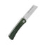 Dettaglio lama mannaia 14C28N QSP Hedgehog micarta verde 7,3 cm