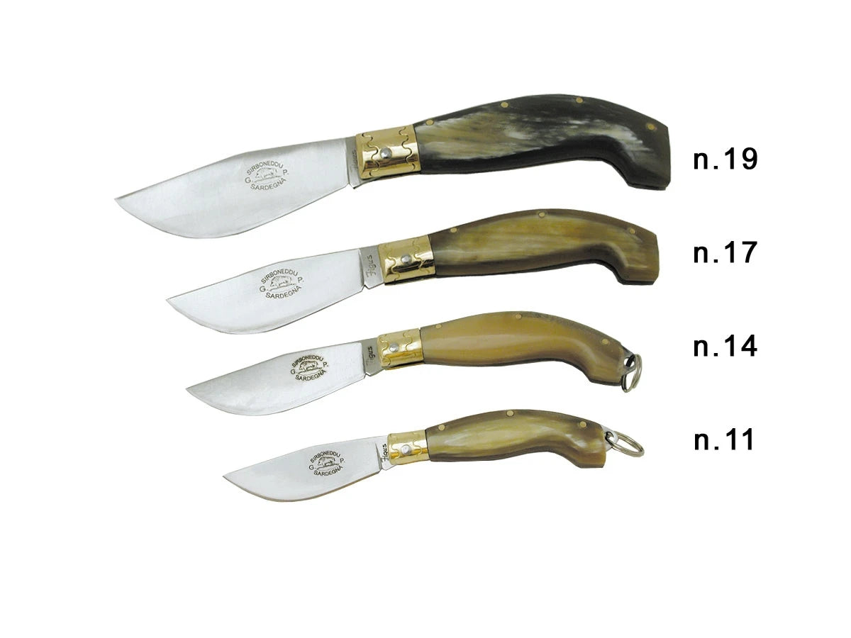 Coltello Sirbuneddu lama 4,5 cm stainless steel dettaglio