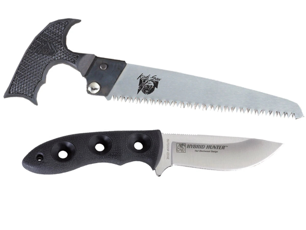 Outdoor Edge Hybrid-Pak sega Kodi-Saw 15,2 cm skinner 9,5 cm AUS-8A Kraton 270 gr fodero cuoio - vista principale