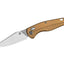 Coltello EDC QSP Reptile Alluminio 14C28N satin champagne QS165-A1