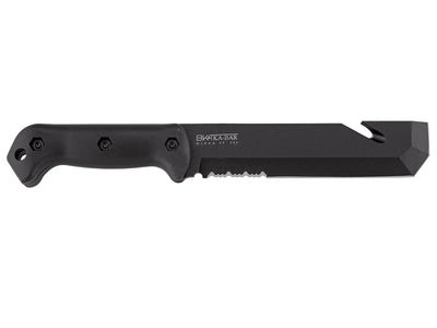 Ka-Bar Becker Tac Tool BK3 lama 1095 Cro-Van 17,8 cm nera manico Grivory fodero MOLLE John Benner - vista principale