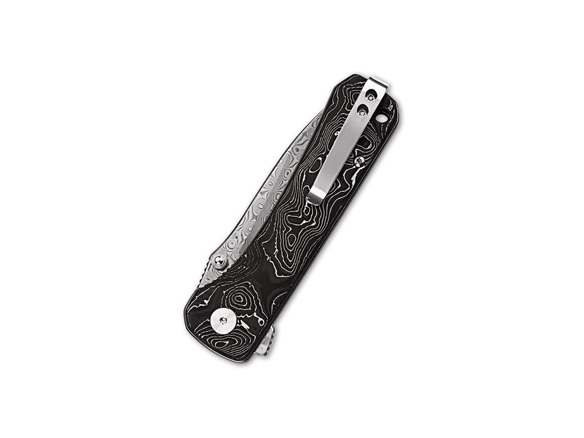 Vista manico CF alluminio foil QSP Hawk flipper perni pollice