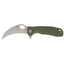 Honey Badger Claw Small Plain FRN verde HB1143, lama 8Cr13MoV artiglio piccolo
