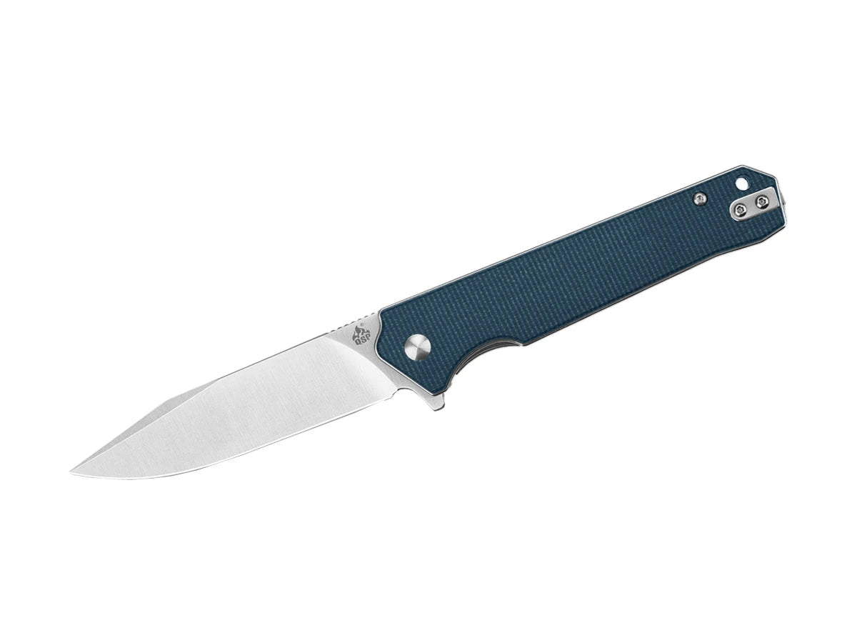 Coltello QSP Mamba V2 D2 satin manico micarta blu QS111-H1