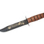 Ka-Bar 9131 USN Iraqi Freedom lama 1095 Cro-Van 17,8 cm incisione storica manico pelle fodero cuoio commemorativo - vista principale
