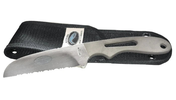 Offshore Safety A500 coltello fisso lama e manico 440 Stainless Steel fodero Nylon