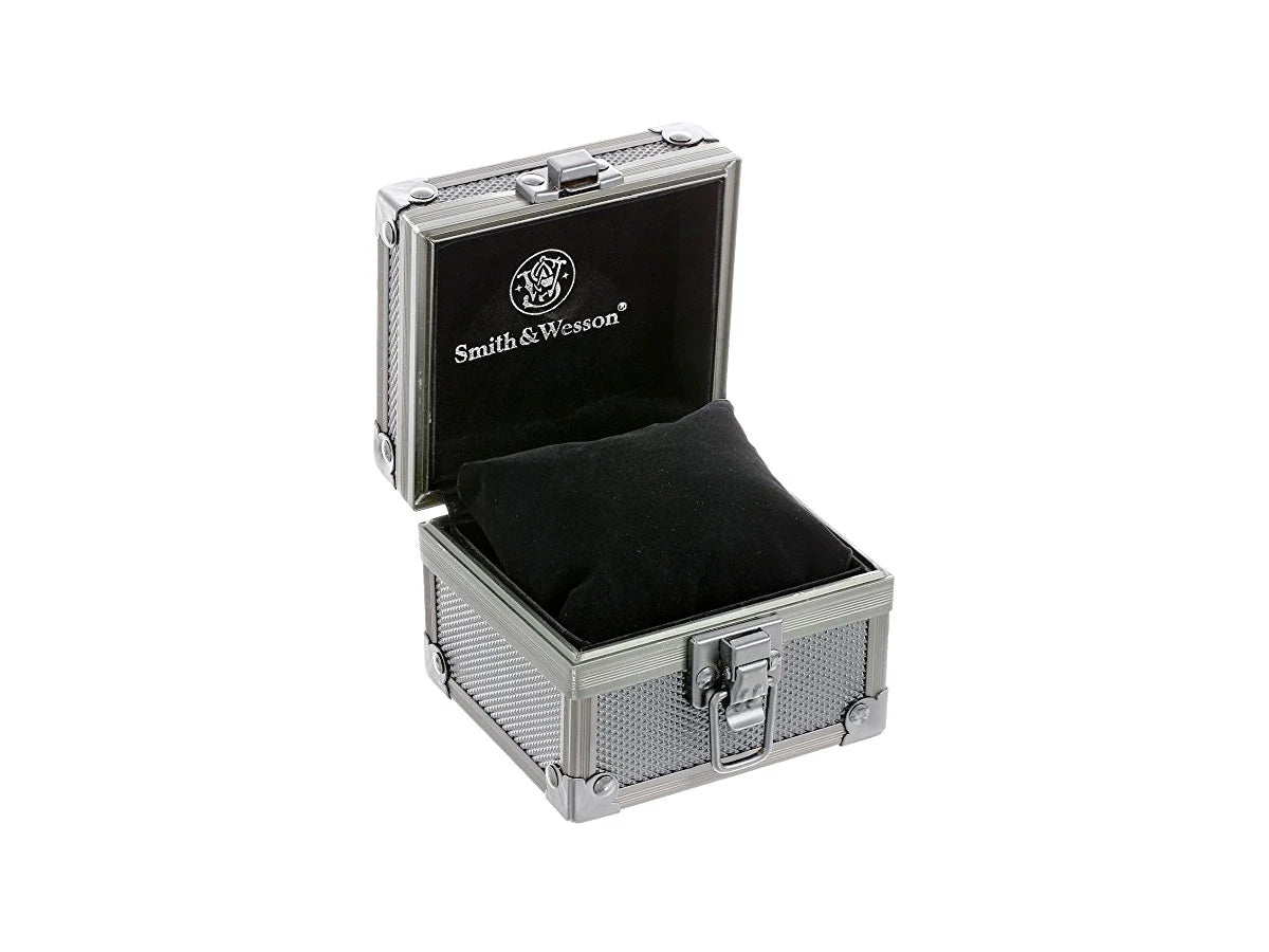 Smith & Wesson Watch Tritium Commander – cassa acciaio vista laterale