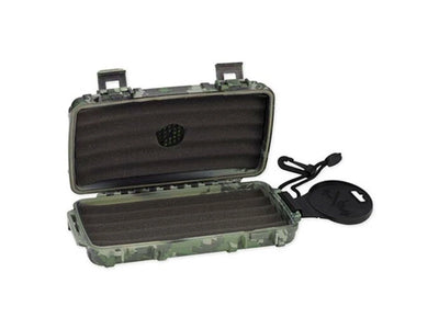 Cigar Caddy UMIDIFICATORE DA VIAGGIO 5 SIGARI  FOREST CAMO