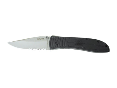 Outdoor Edge Magna Zytel Serrated acciaio AUS-8A manico Zytel lama 10,2 cm totale 23,6 cm Liner Lock Kit Carson Taiwan