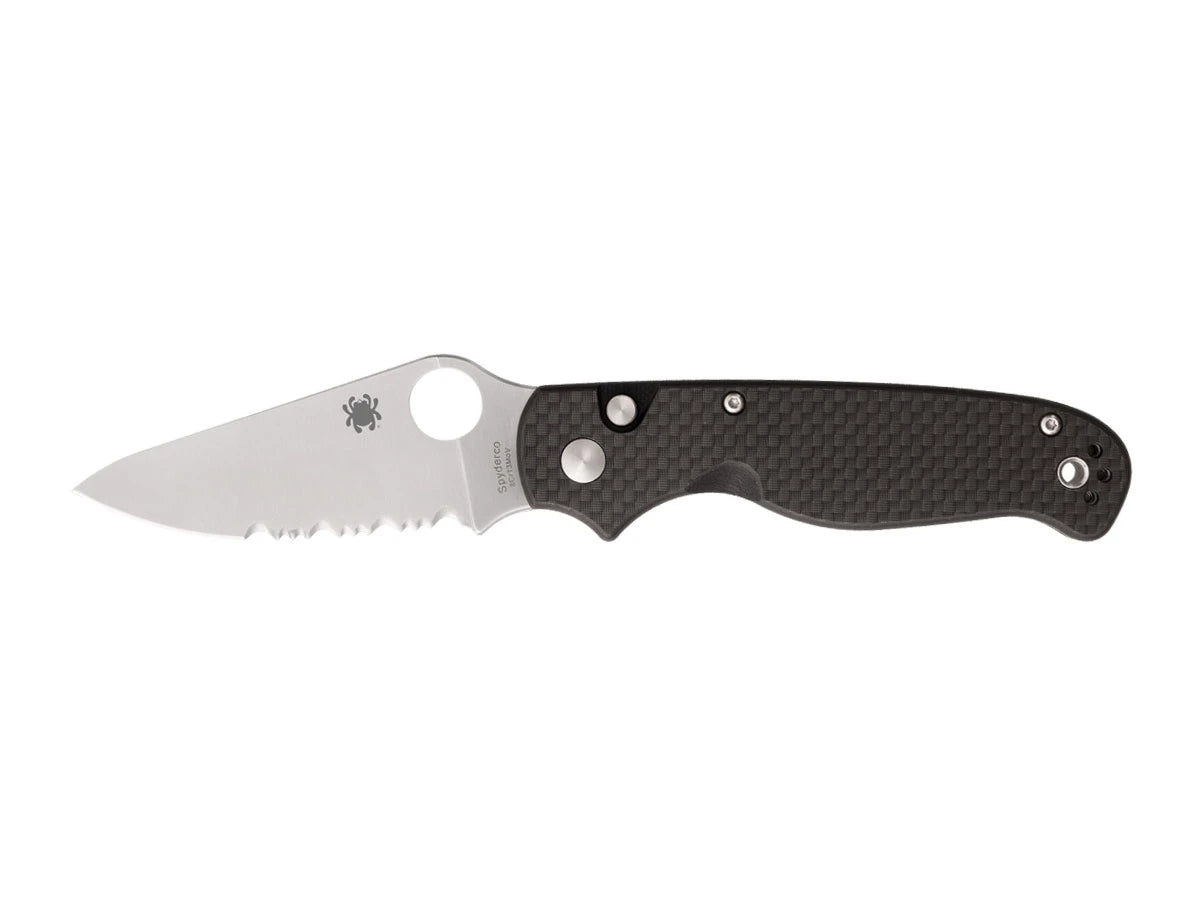 Spyderco BUTTONUP CARBON FIBER COMBO C275CFPS