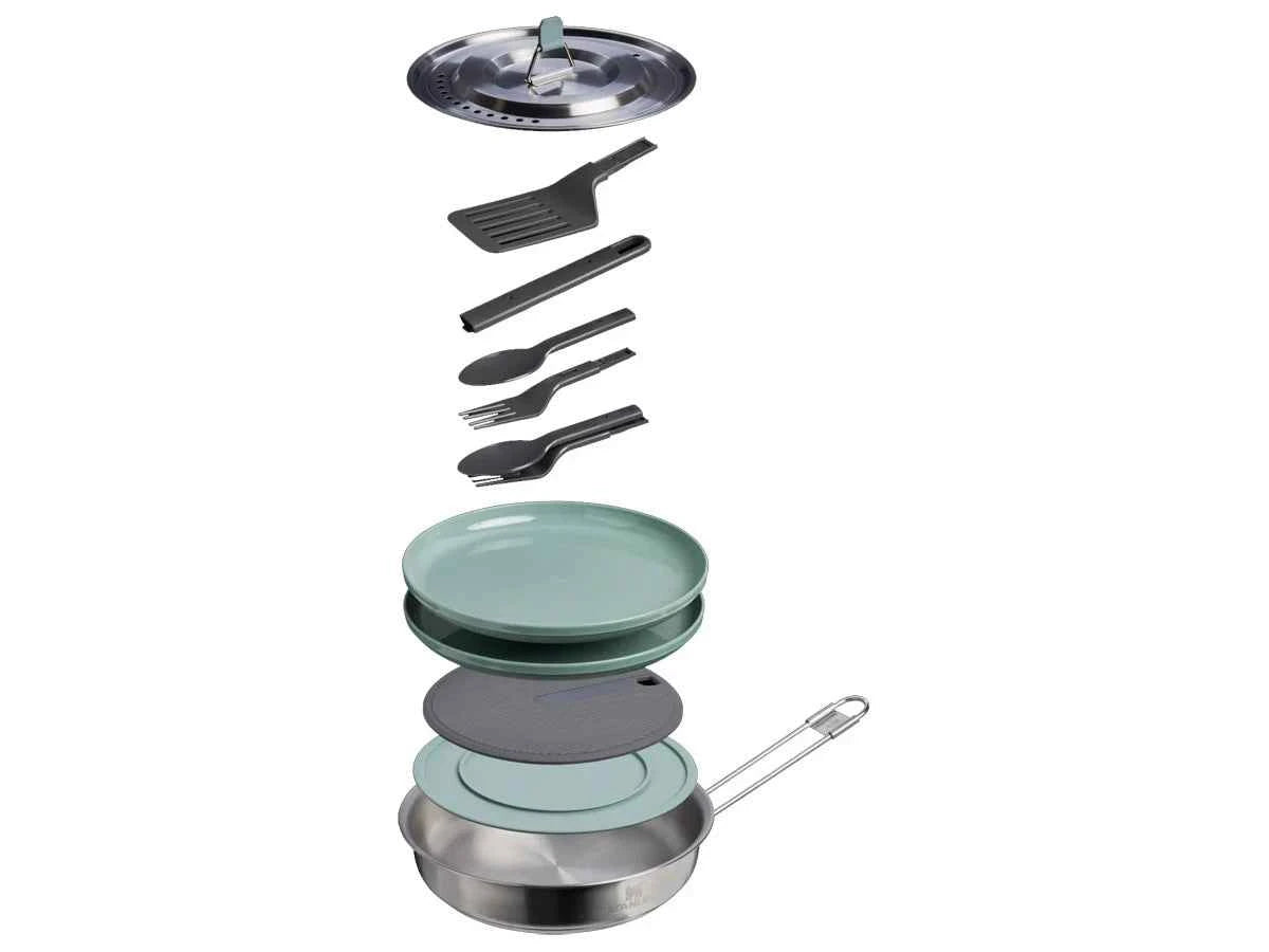 Stanley WILDFARE CORE FRY PAN COOKSET 12pz 1.0qt /940ml Shale+Charcoal