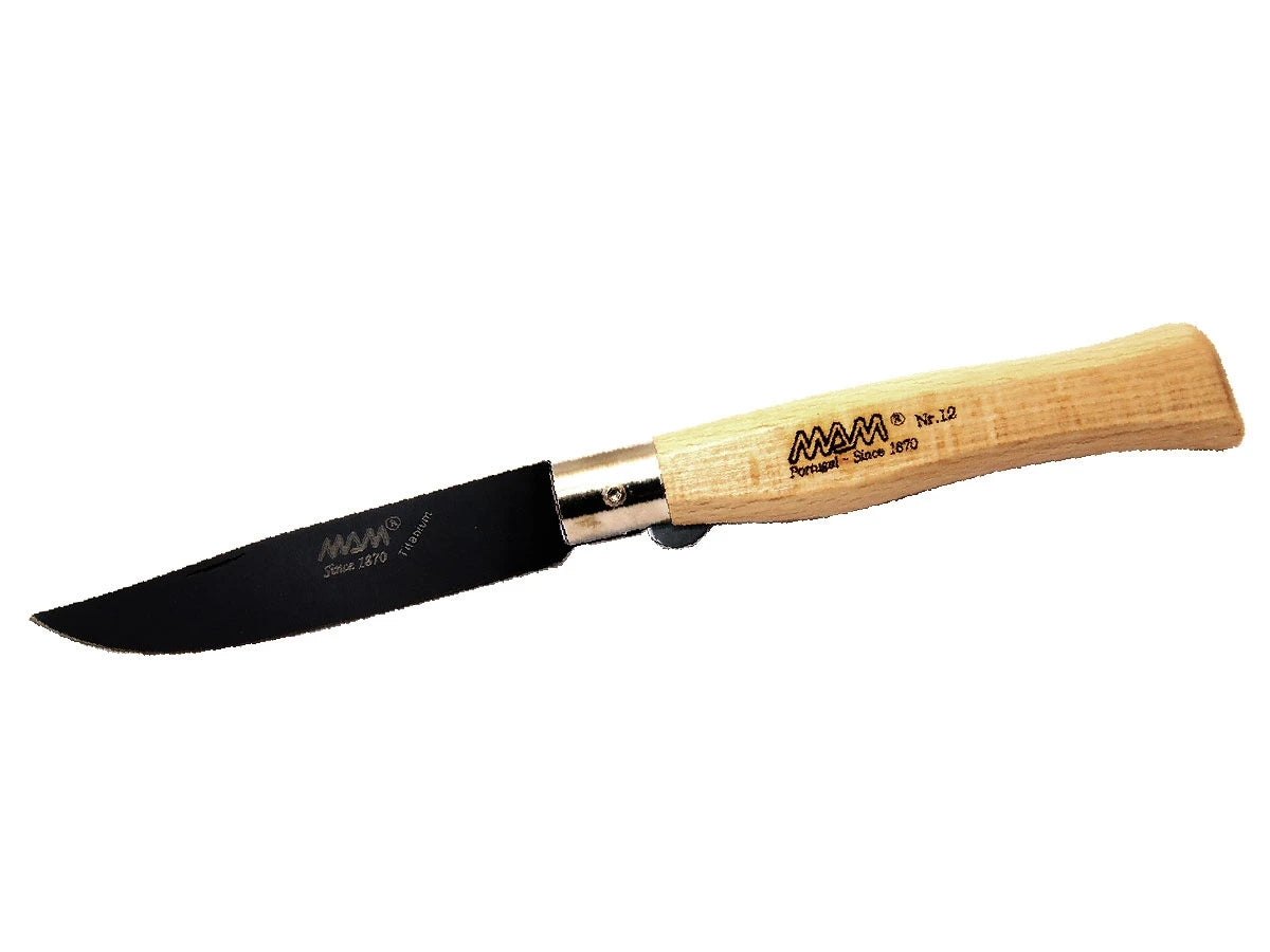 MAM Filmam NAVALHA HUNTER 2064 BLACK TITANIUM c/blocco cm.23