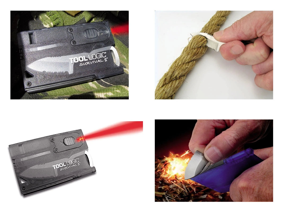 Tool Logic SURVIVAL CARD II  W/RED LED LIGHT SVC2