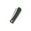 Vista manico micarta verde QSP Hedgehog copper washer clip