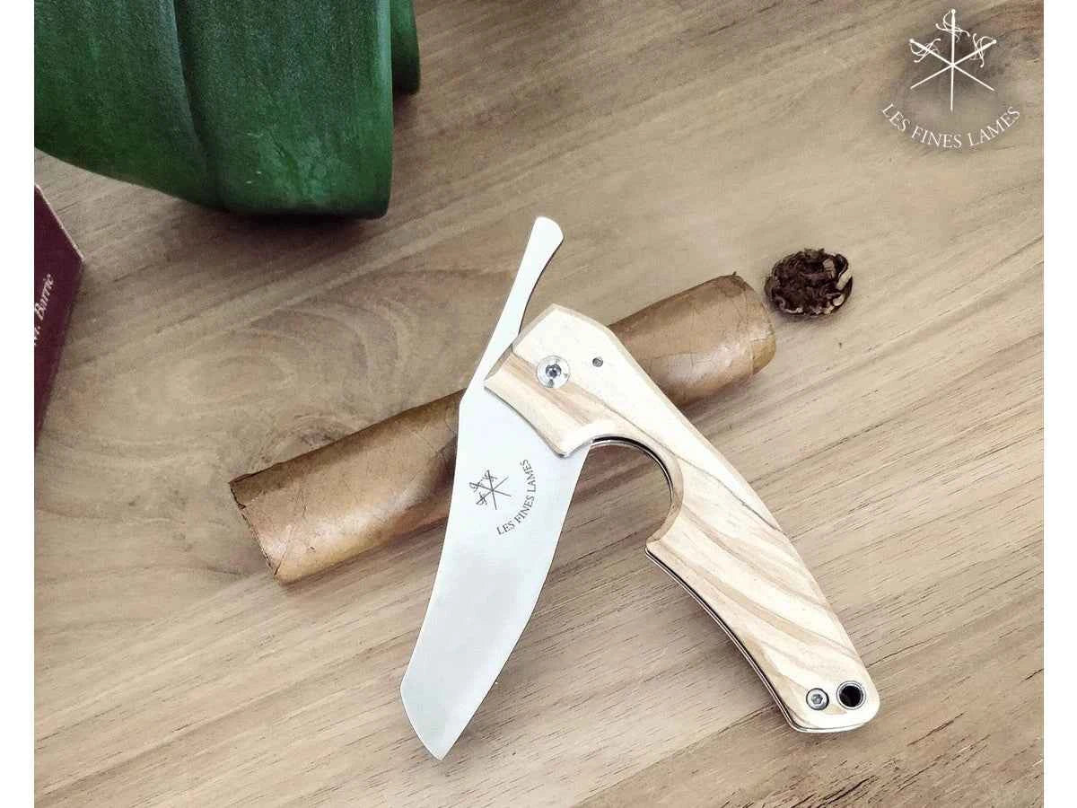 Les Fines Lames TAGLIASIGARI LE PETIT OLIVE WOOD