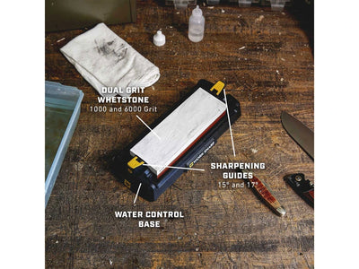 Work Sharp AFFILATORE MANUALE WHETSTONE KNIFE SHARPENER WSBCHWHT