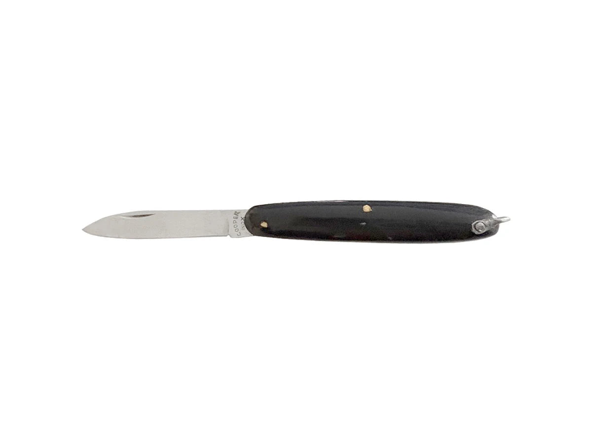 Coltello folding Temperino manico plastica, stainless steel, lama 5,5 cm, Made in Italy