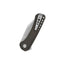 Vista clip titanio QSP Kestrel Micarta marrone scuro