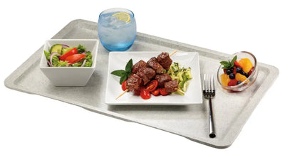 Cambro Vassoio Fast Food Rettangolare in Poliestere Fumo 53x32,5 cm