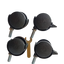 Metallika Kit 4 Ruote Piroettanti con 2 Freni per Scaffalatura Modulare