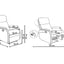 Powerlan Venere Poltrona Relax Reclinabile Manuale con Poggiapiedi