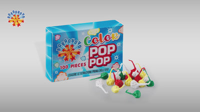 0128AC - COLOR POP POP BORGONOVO (1CFx100PZ) MASSA ATTIVA 0,0005 gr CAT.EU F1