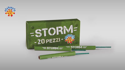0107A - STORM CON MICCIA BORGONOVO da 20PZ - MASSA ATTIVA 0,15 gr CAT.EU F2