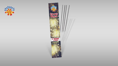 0201B - CANDELA MAGICA 2a MISURA BORGONOVO da 10 candeline - MASSA ATTIVA 1,9 gr CAT.EU F1