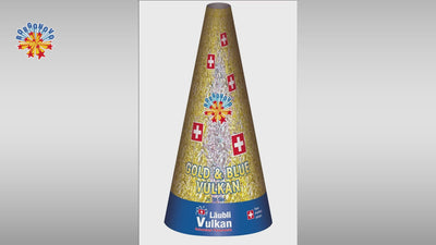 0299A - GOLD & BLUE VULKAN BORGONOVO