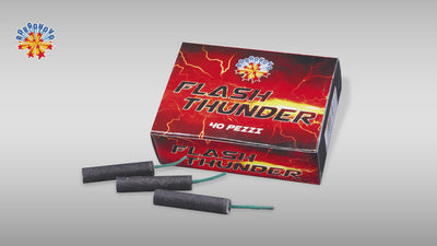 0103A - FLASH THUNDER BORGONOVO (1CFx40PZ)
MASSA ATTIVA 0,14 gr CAT.EU F2