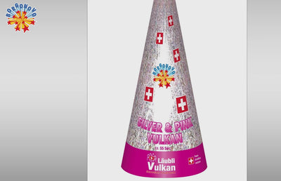 0299B - SILVER & PINK VULKAN BORGONOVO