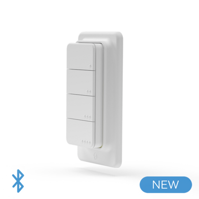 Shelly BLU RC Button 4 ZB - Telecomando a muro con 4 tasti Bluetooth + ZIGBEE