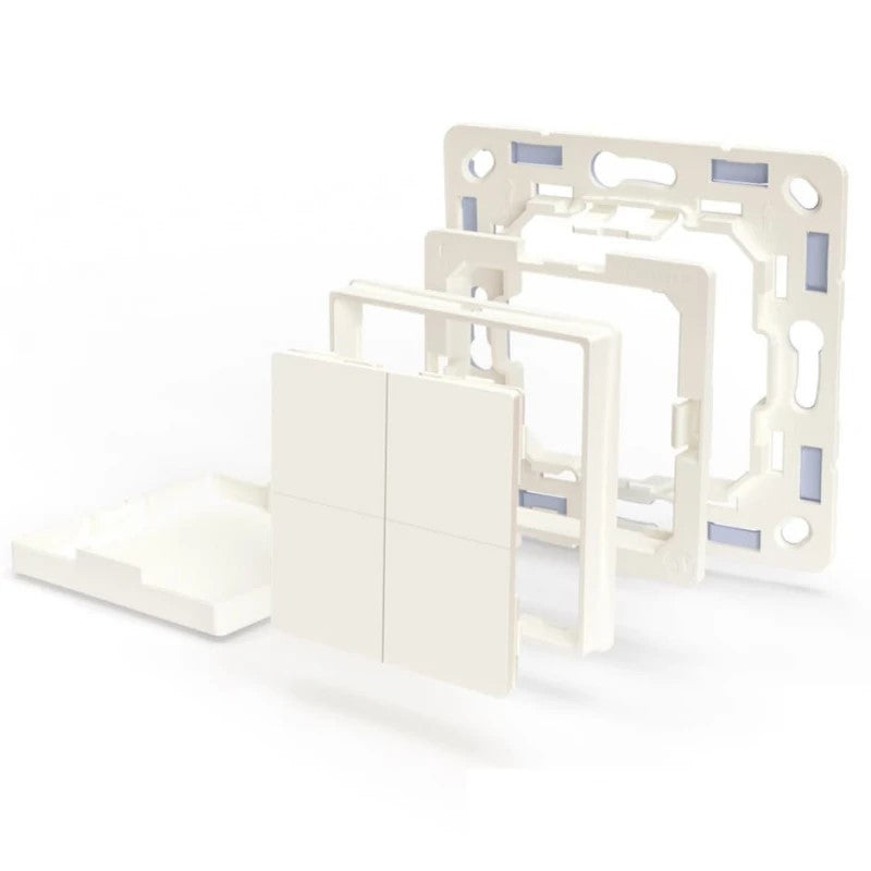 Shelly BLU Wall Switch 4 (+Legrand adapter) - Pulsante a muro Bluetooh 4 tasti