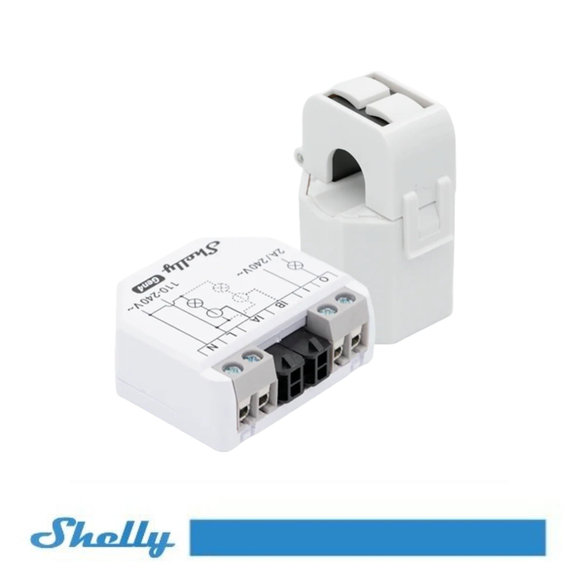 Shelly EM Gen4 - Contatore di energia smart monofase Wi-Fi 