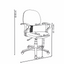 Powerlan Smart Sedia da Ufficio Compatta in Tessuto con Braccioli