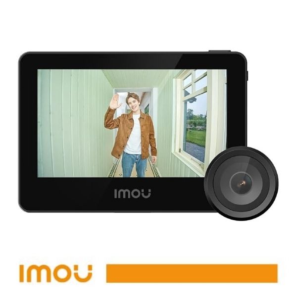 Imou Telecamera spioncino video Wi-Fi VD1 5MP con schermo interno 4